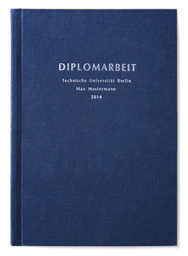 Kopie Hardcover Leinen Neu Hardcover Leinenbuch blau